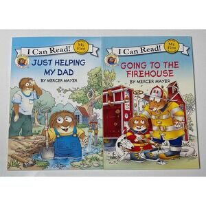 I Can Read! Little Critter Just Helping My Dad &‎ Going To The Firehouse Books
